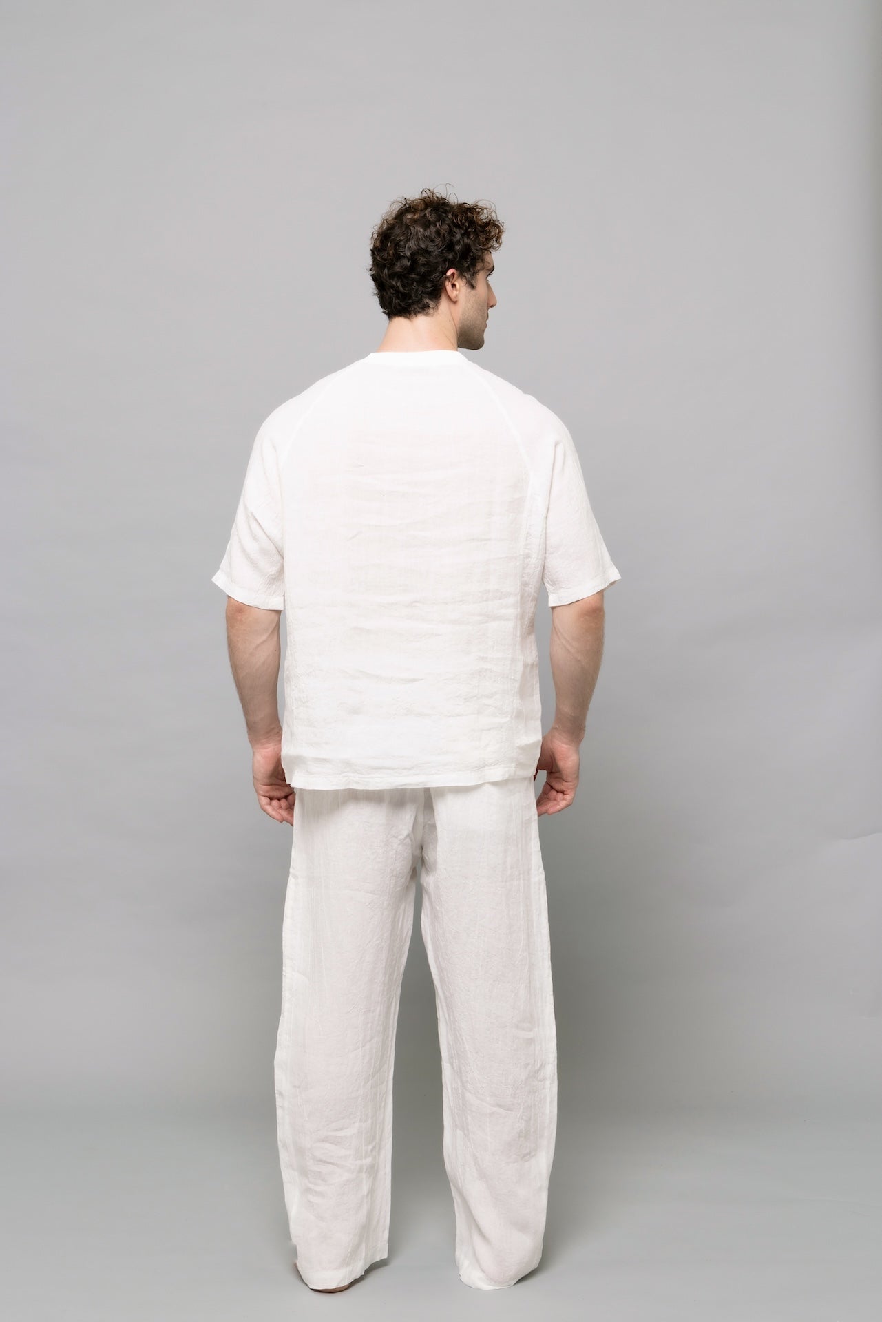 Essential Linen T-Shirt in White
