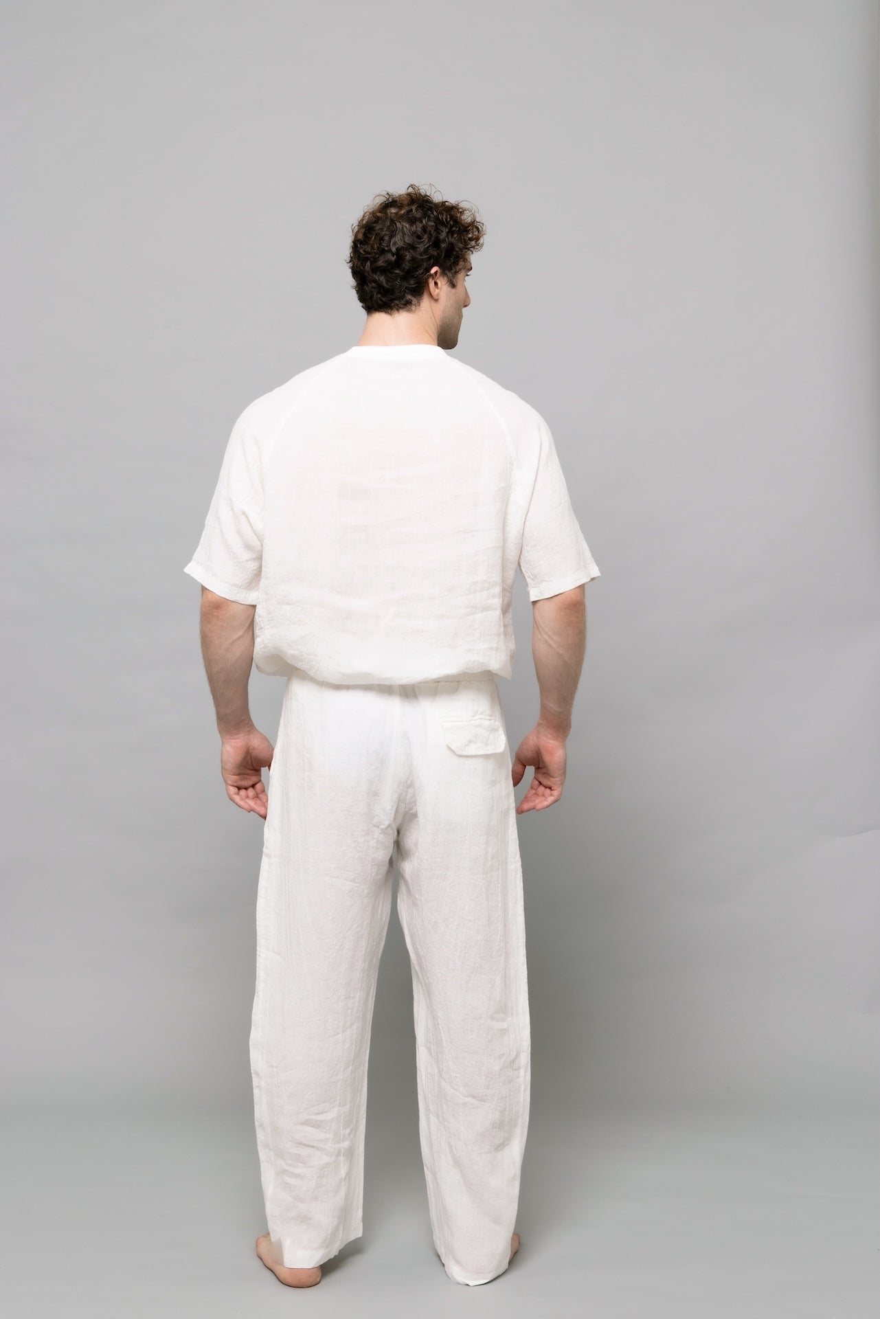 Essential Linen T-Shirt in White