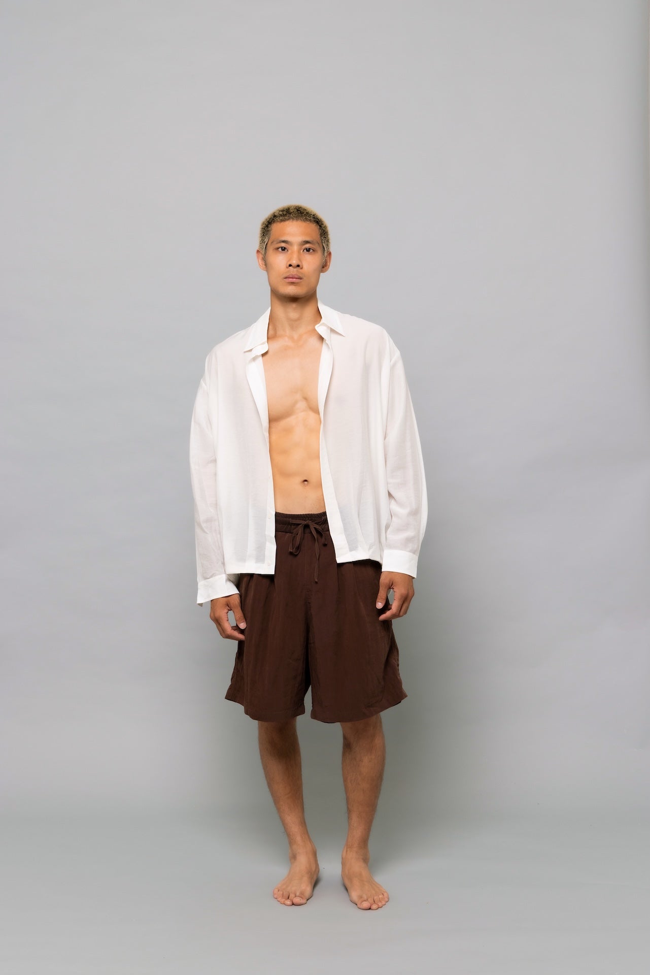 Fluid Cupro Jacket in White