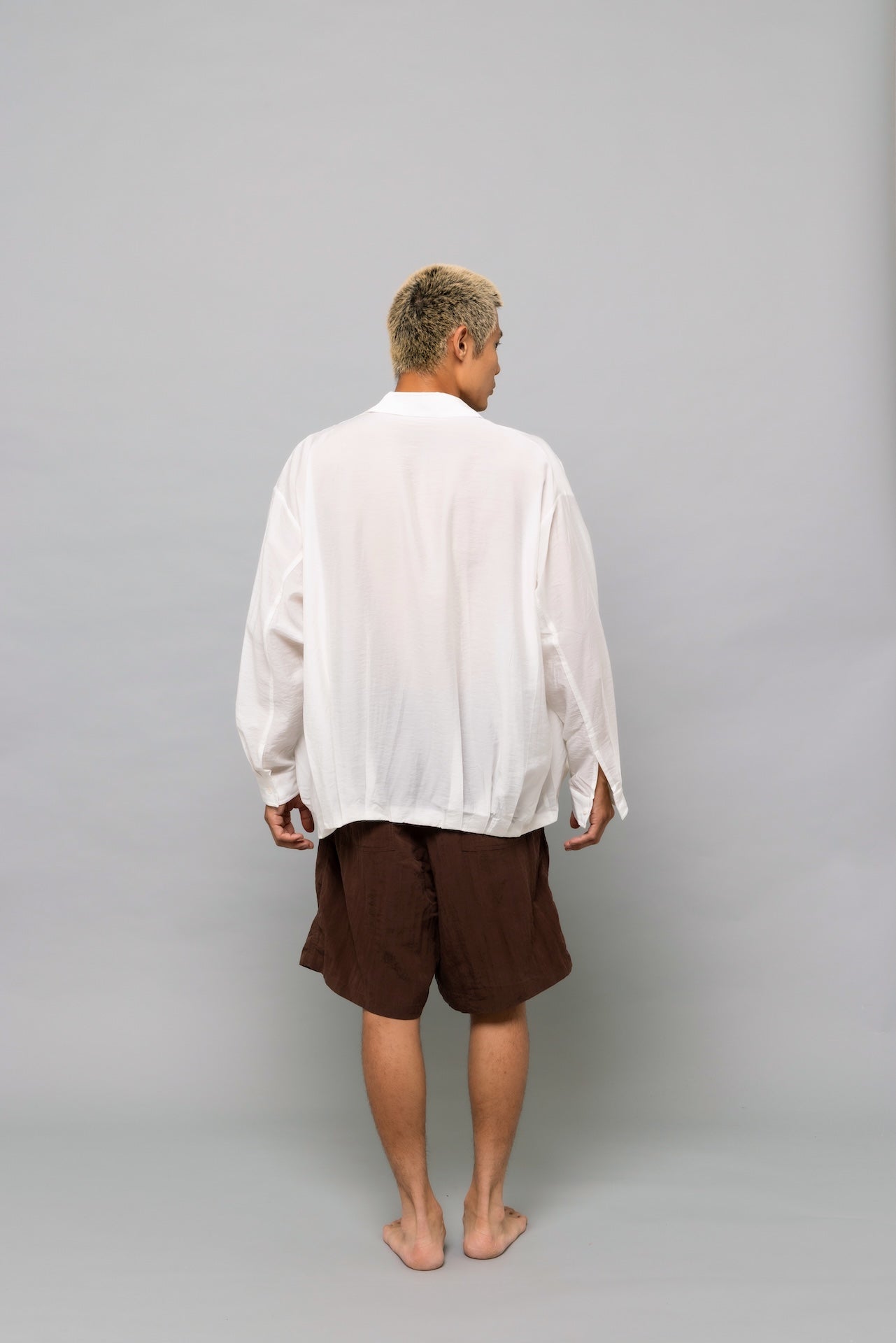 Fluid Cupro Jacket in White