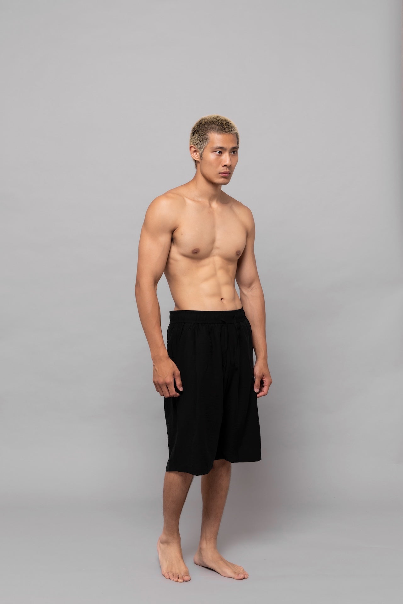Fluid Cupro Short in Black