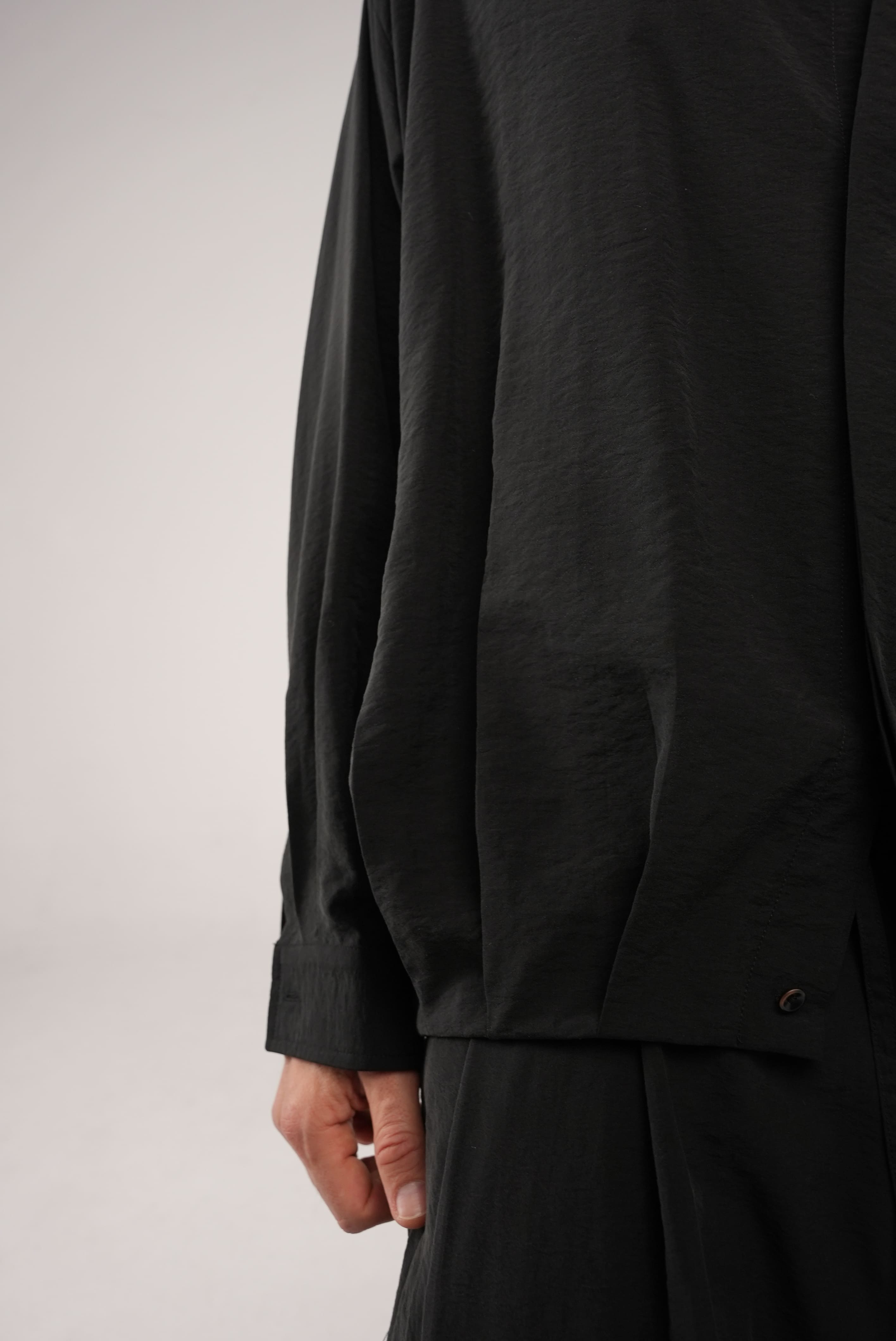 Fluid Cupro Jacket in Black