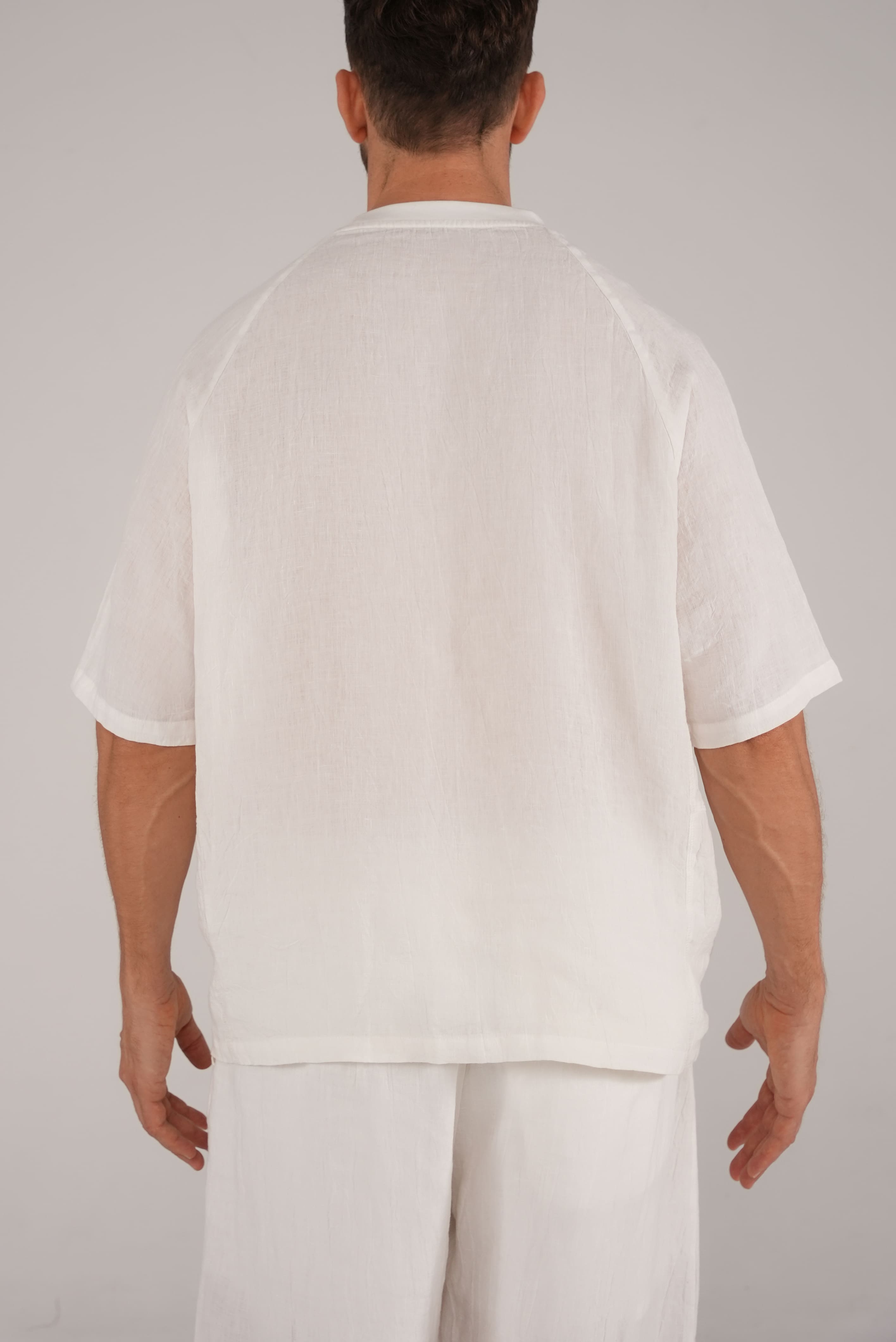 Essential Linen T-Shirt in White